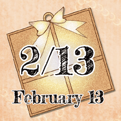 2月13日記念日BIGスタンプ