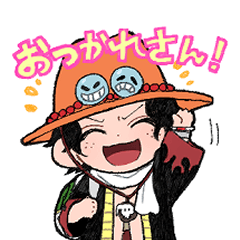 ONE PIECE 火拳スタンプ