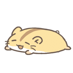 動くハムスタンプ