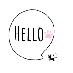 くろねこdeあいさつ