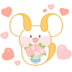 チラチラ、愛情を注ぐ