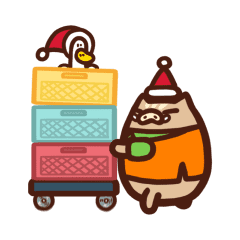 Christmas (The Duck and Pigs )