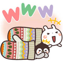 うさぎ&ゆるぺんの冬