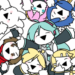 初音ミク ×すこぶる動くウサギ（BIG）