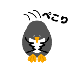 [手書き]ペンギン達の一日