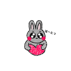 ぴえんなうさぎ‪‪ ꪔ̤