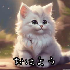 猫のスタンプ 40-59