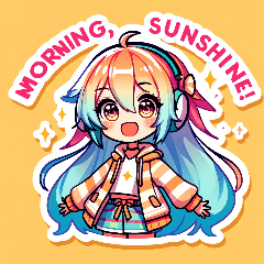 きゃわいいイラストスタンプ