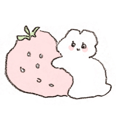 Cahoの丁寧なうさぎスタンプ