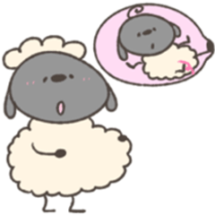 妊娠中のへんてこなひつじ