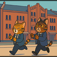 帰ってきた猫のスタンプ 5