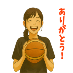 バスケ部のひとー、集まれー！バスケ大好き