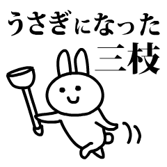 うさぎになった三枝