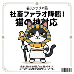 社畜ファラオ降臨！福夫ファラオ猫の神対応