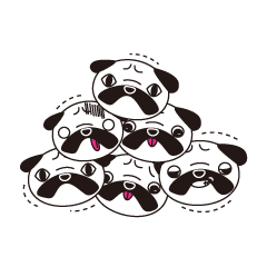 集まれ！パグ男くん！