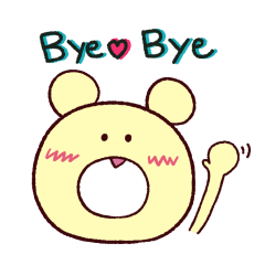 くまのこくまちゃん♪かわいい挨拶スタンプ
