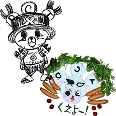 DREAMS COME TRUEのONE PIECEスタンプ