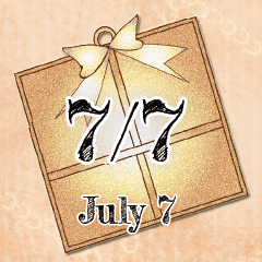 7月7日記念日BIGスタンプ