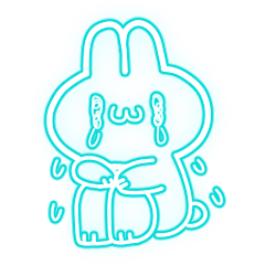 殺伐としたうさちゃん文字なし