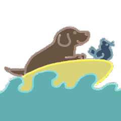 ココアちゃんとひよどりくん