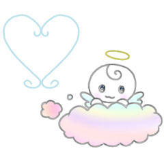 ふんわり天使のスタンプ*