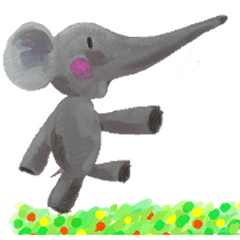 堀内誠一イラストスタンプ③ぐるんぱ編