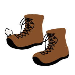 【便利】らいちょうヒナたちと山のぼりすと