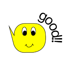 黄色い吹き出し