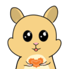 The little cute hamster