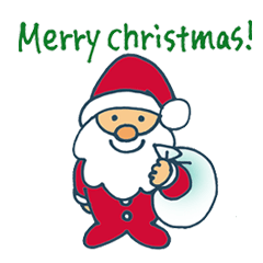 X'mas向きスタンプ