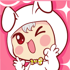 Happy New Year Heerful Rabbit