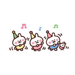 カナヘイの小うさぎ【超ちいさいスタンプ】