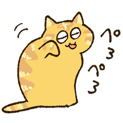 ゆるめの猫たち(柄おおめ)