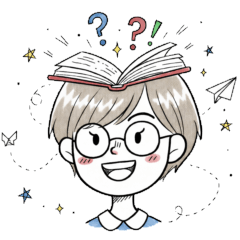 本のせメガネちゃん｜リアクションスタンプ