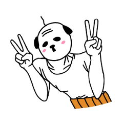 今日もお茶目なお父さんパンダ