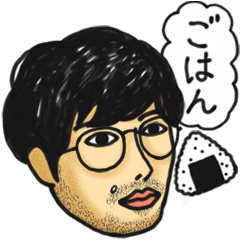 おしゃべりメンズ２【めがね２&ヒゲ】