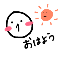 数字の顔文字スタンプ