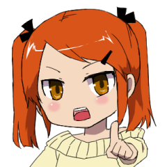 ツンデレ娘の萌えスタンプ