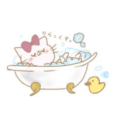 ねこ 日常で使えるスタンプ