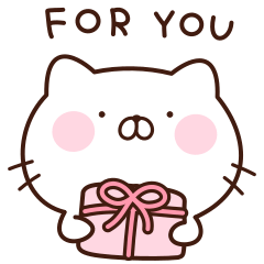 ねこの英語スタンプ3