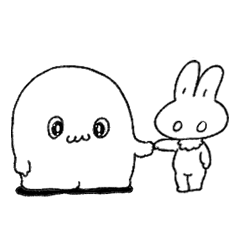 白いクローンうさぎ2