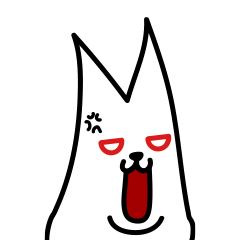 可愛いネコ　“シロとクル”