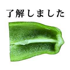 ピーマン　一切れ　と　敬語