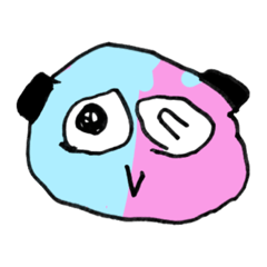 動物たくさんかわいいカラフルスタンプ