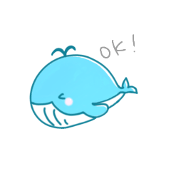 くじらの承諾すたんぷ