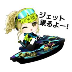 ちび⭐️JETGIRLちゃんひろLINEスタンプ①
