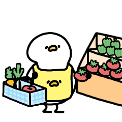 家事するへんてこなアヒル