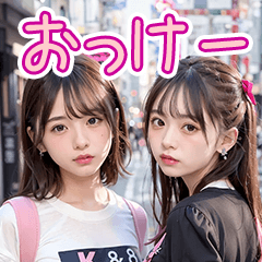 オタ恋スタンプ 百合女子編