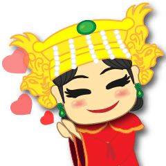 Mazu love you anitmated stickers