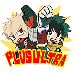 たっぷりヒロアカ手描きスタンプ